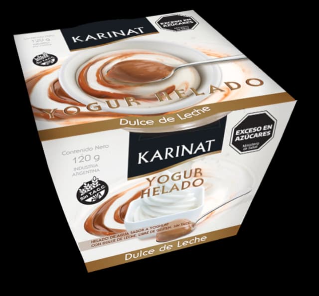 Karinat Yogurth Helado Dulce de Leche x 120g