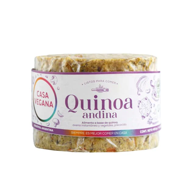 Casa Vegana Hamburguesas Quinoa Andina x 400g