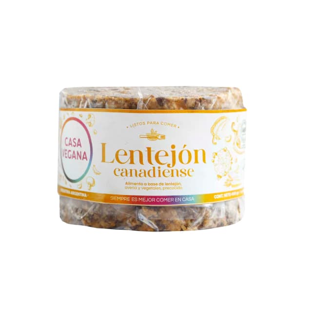 Casa Vegana Hamburguesas Lentejon Canadiense x 400g
