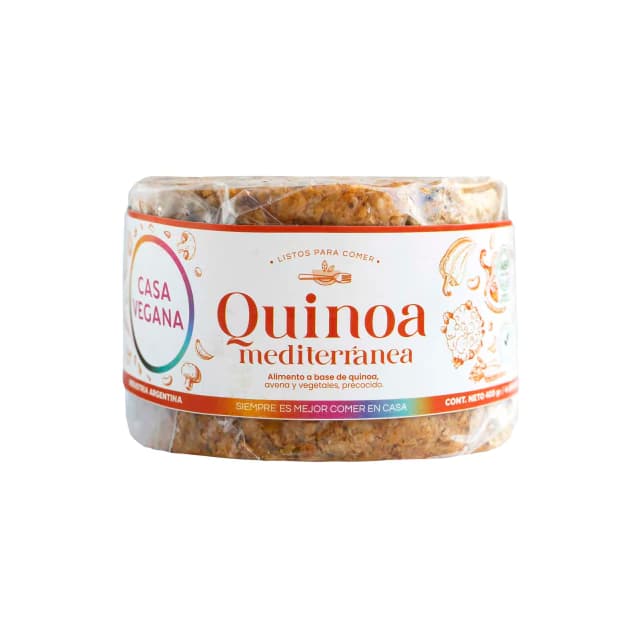 Casa Vegana Hamburguesas Quinoa Mediterranea x 400g