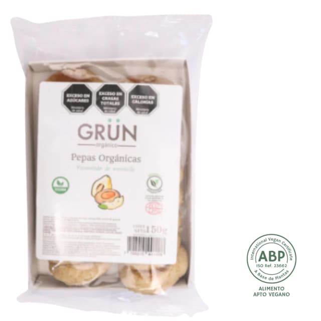 Grun Pepas Organicas con Mermelada de Membrillo x 150g