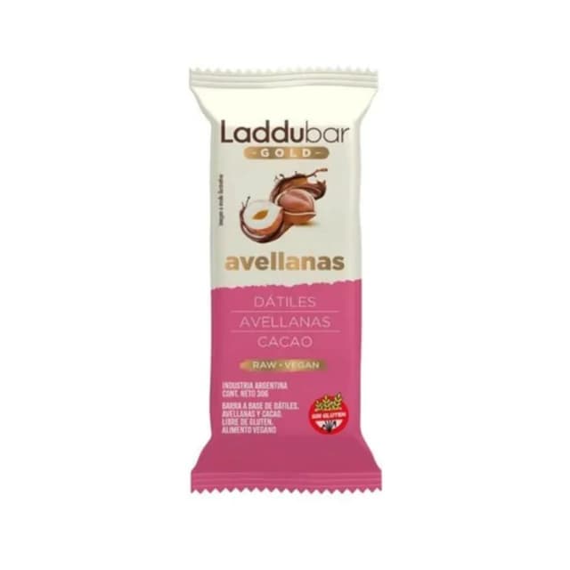 Laddubar Barra de Avellanas, Datiles y Cacao 30gr