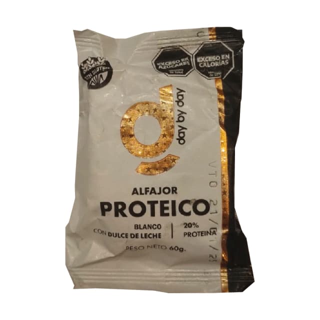 Day by Day Alfajor Proteico Blanco 60gr