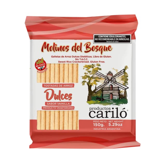 Molinos del Bosque Galletas de Arroz Dulces