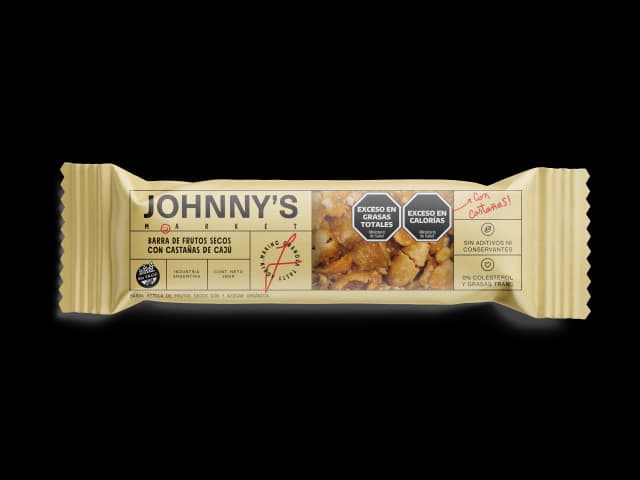 Johnnys Barra de Frutos Secos con Cast de caju 28gr
