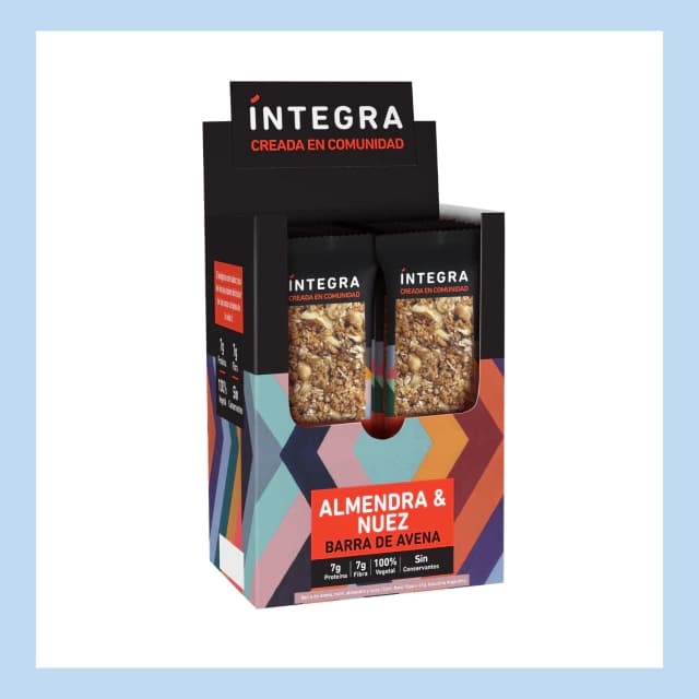 INTEGRA Barrita Almendra Nuez 41gr