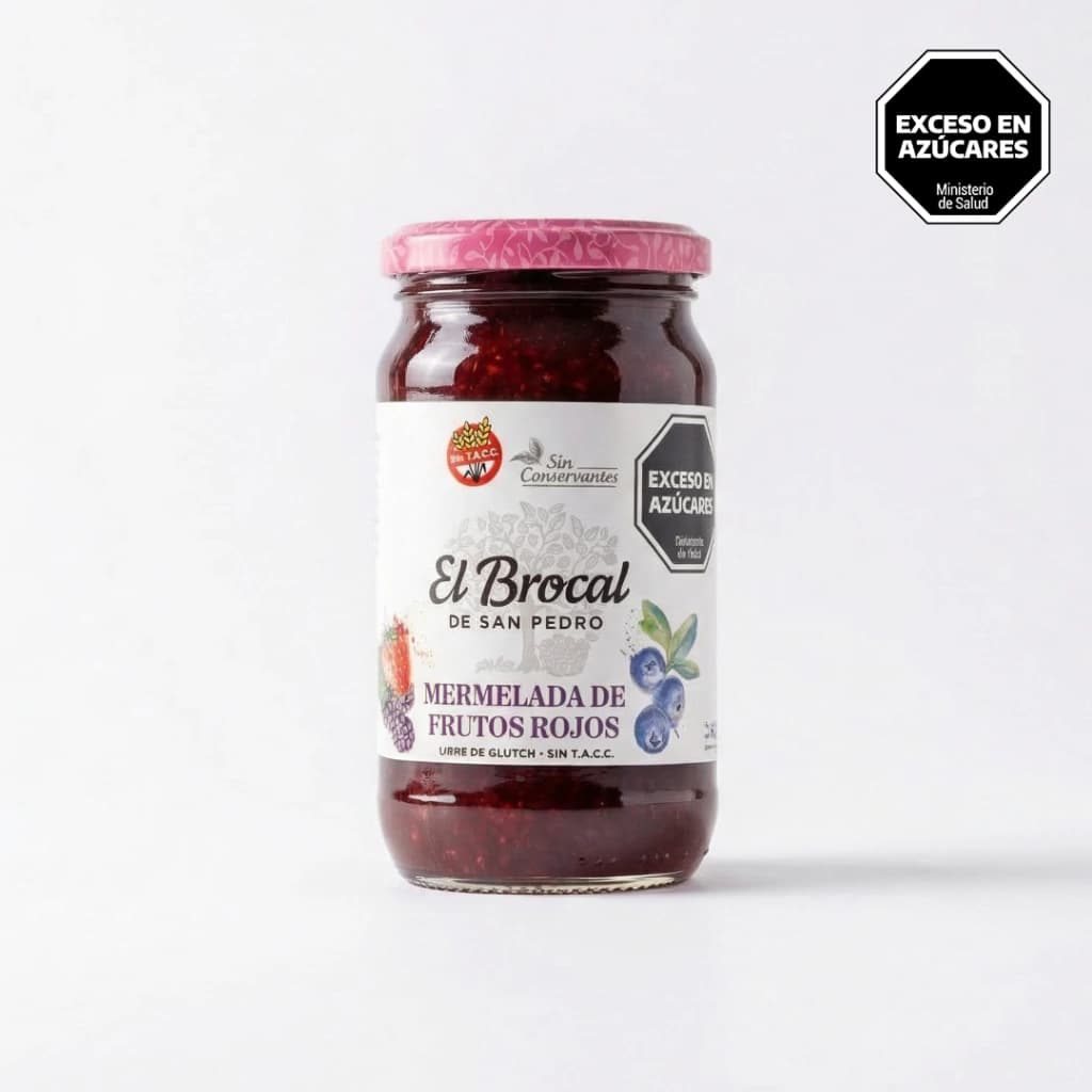 El Brocal Mermelada de Frutos Rojos x 420gr