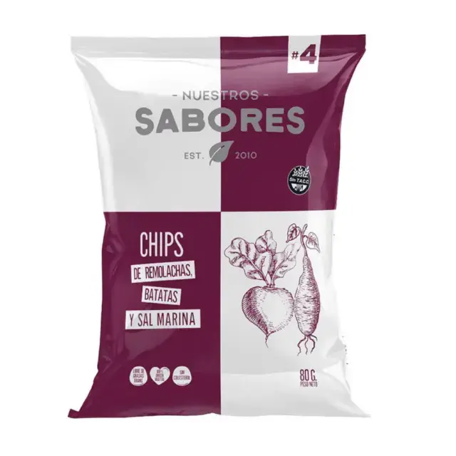 Nuestros Sabores Chips Remolacha