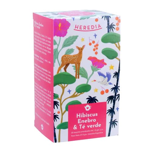 Heredia Te hibiscus, enebro y te verde