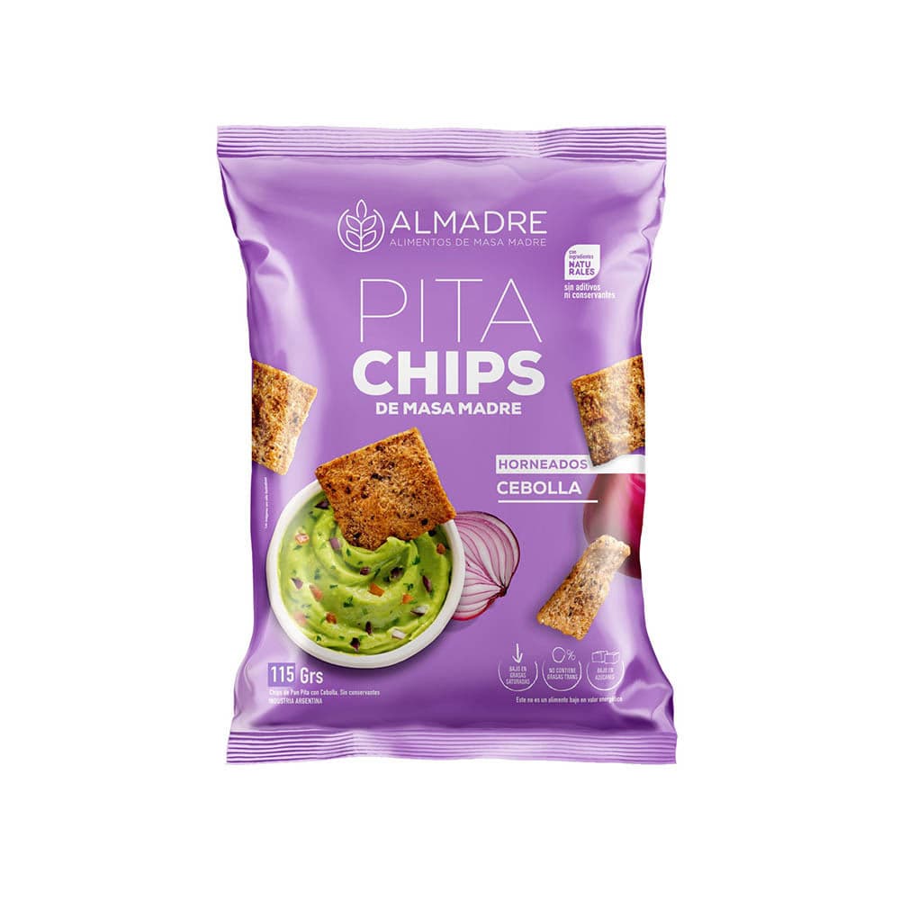Almadre Pita Chips Cebolla