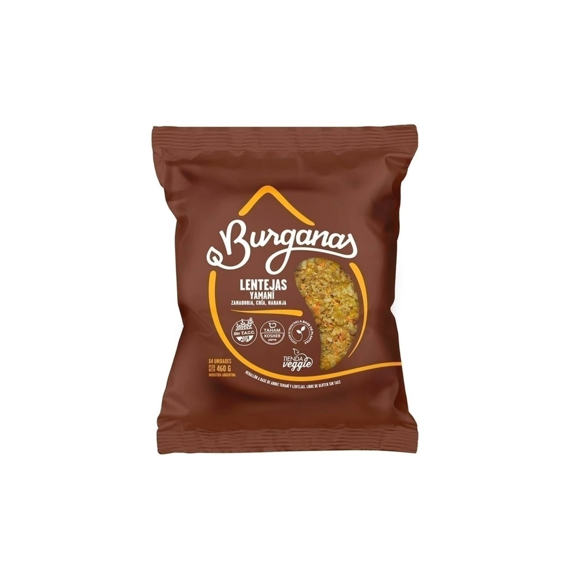 Burganas Medallones de Lentejas y Yamani x 460g