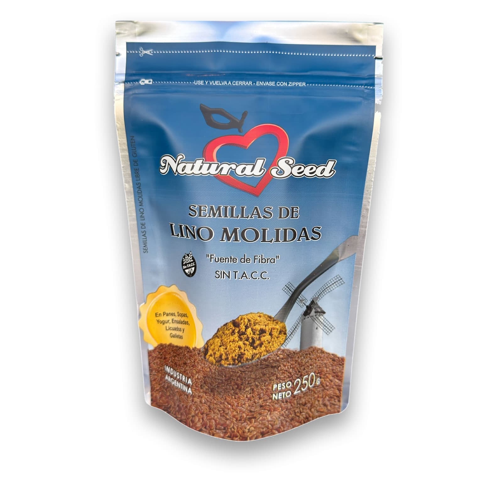 Natural Seed Lino Molido 250gr